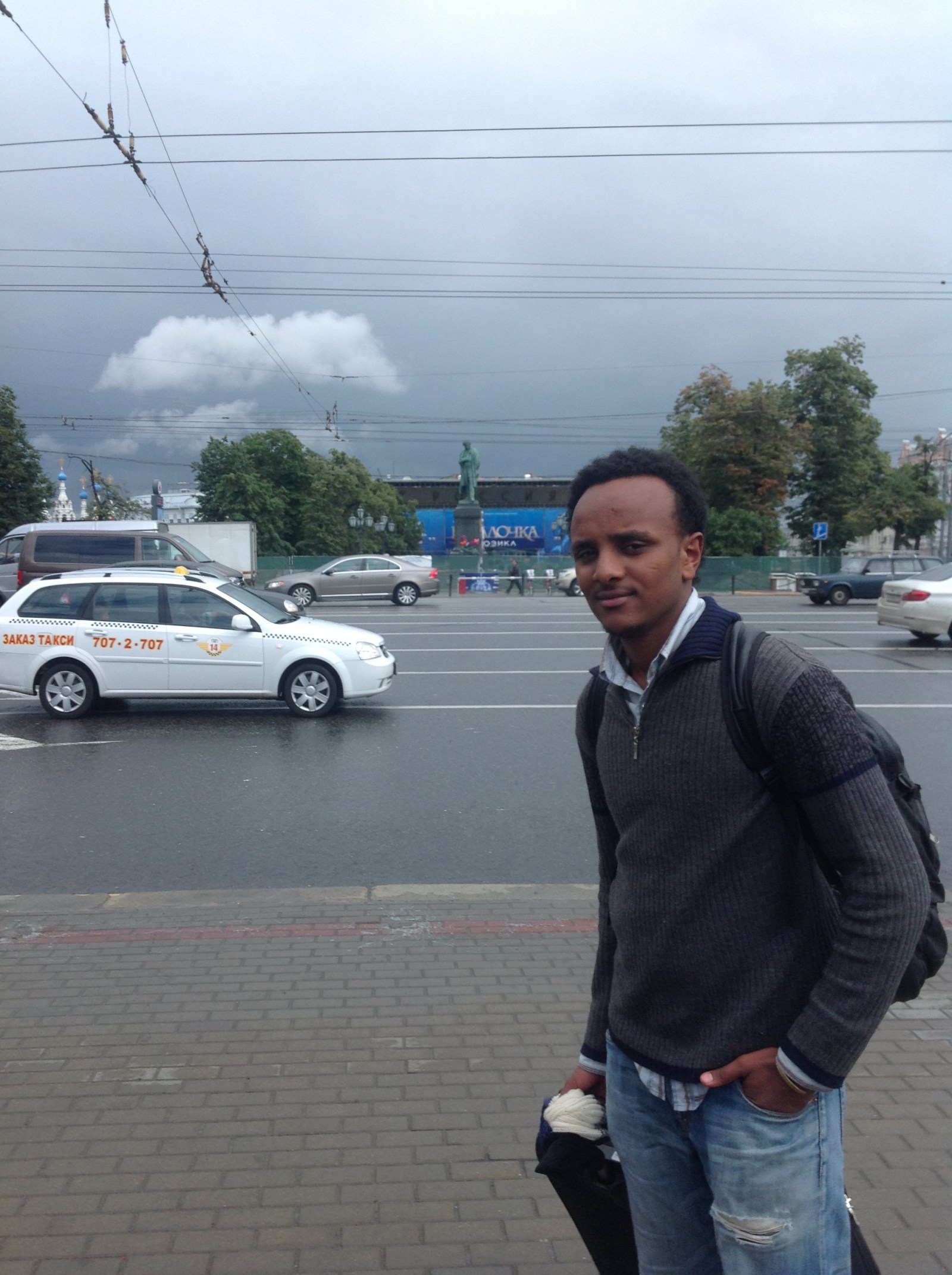 Alexander Pushkin is the greatest Russian Poet who happen to be Ethiopian By his grandmother!