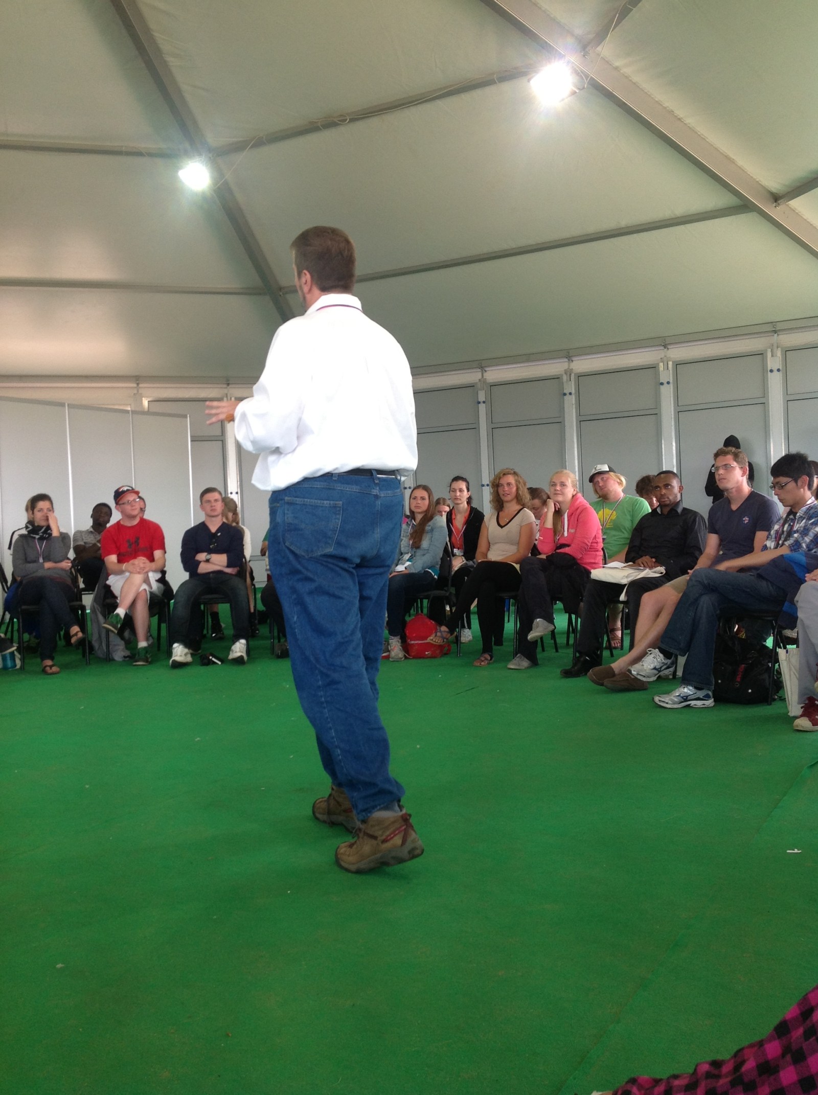 I remember this Guy saying and I quote " American civilization the Blue jeans"