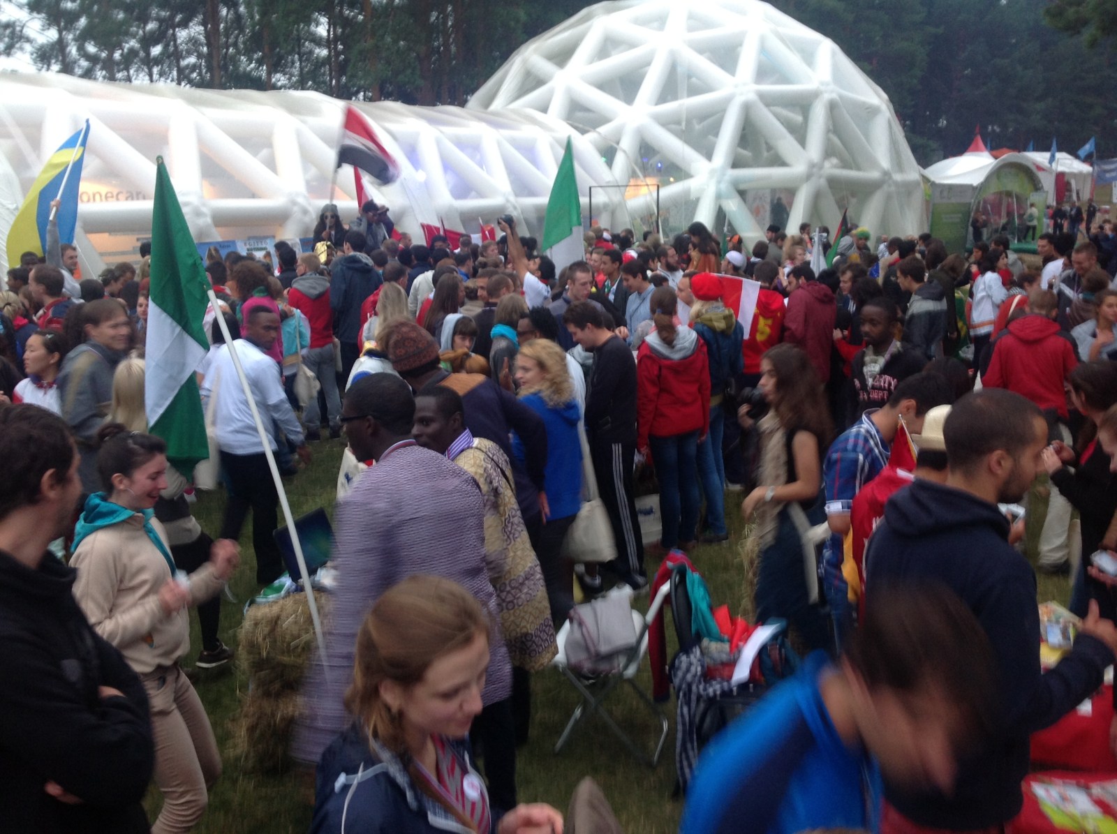 Everyone had a table to show about their country!So did I..