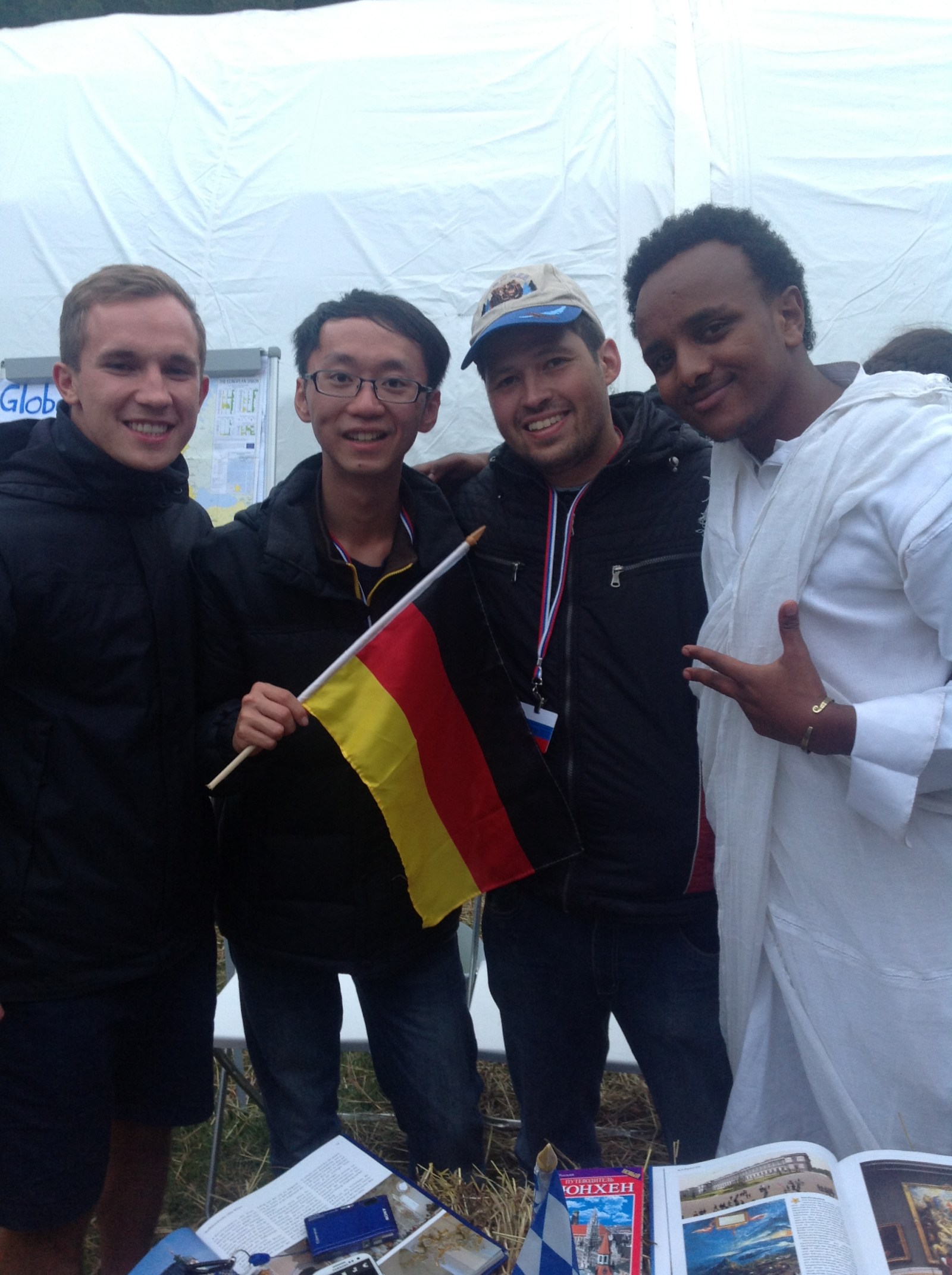 With my German Fellows